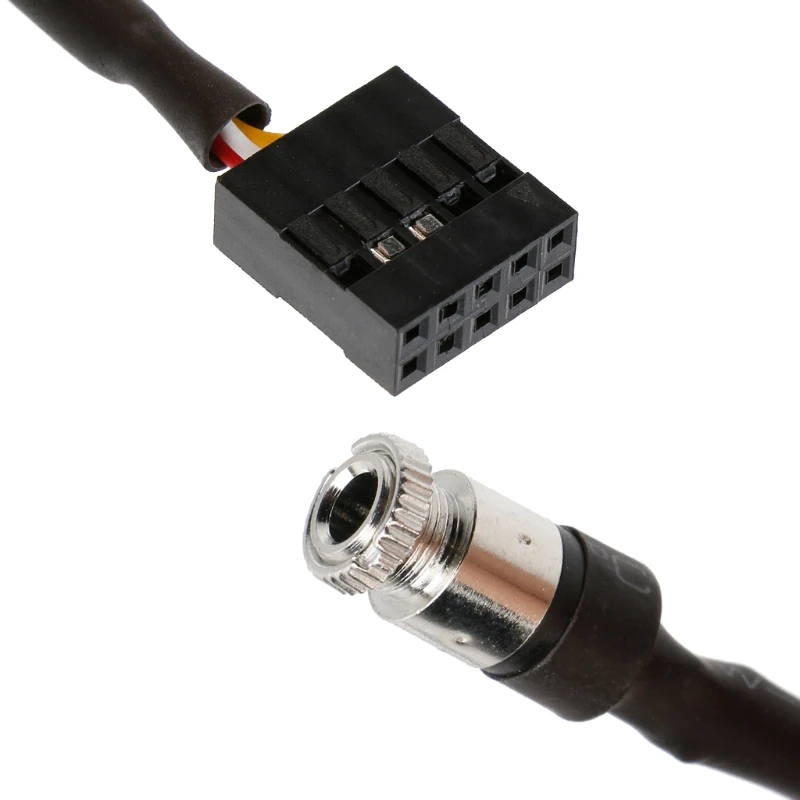 

OOTDTY Car Style 3.5mm AUX Input Mode Cable Female Dash Mountable Socket for BMW E46-m15