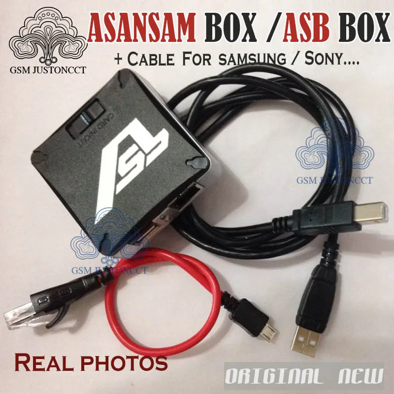 2018 новейшая коробка vesion asb/AsanSam Box для samsung flash & unlock blackberry Sony Ericsson (в комплекте 2
