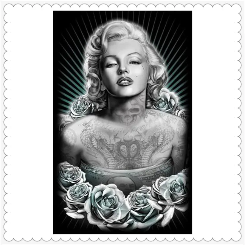 Marilyn Monroe 5D алмазная вышивка своими руками полное сверление круглая мозаика