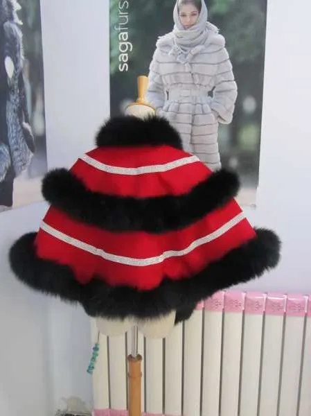 Бесплатная доставка натуральные кашемировые шали из лисьего меха женское Модное