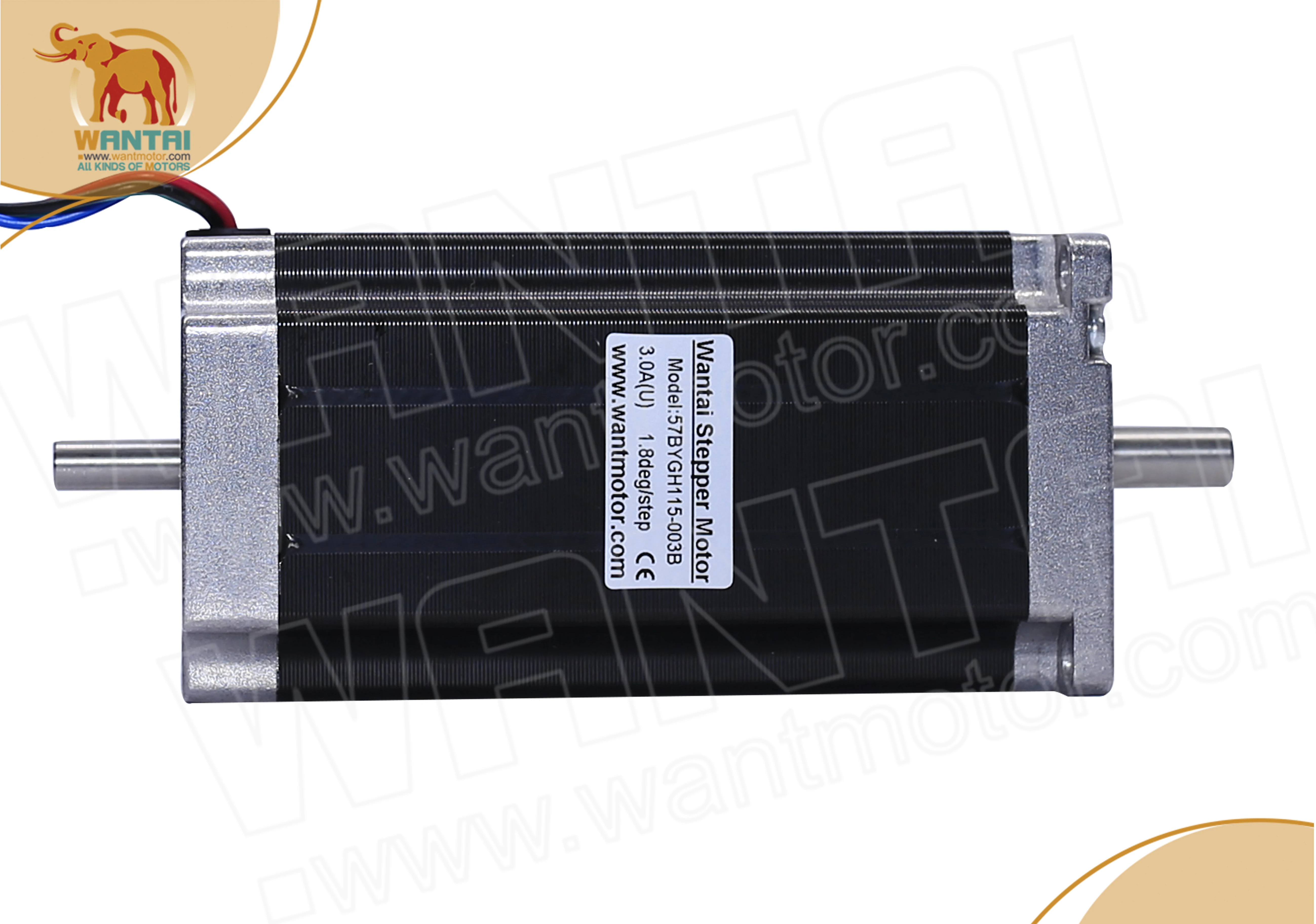 

Russian free!Nema 23 Wantai stepper motor 57BYGH115-003 3.0A 425oz-in CE ROHS ISO 3D Printer Robot Foam Plastic Metal