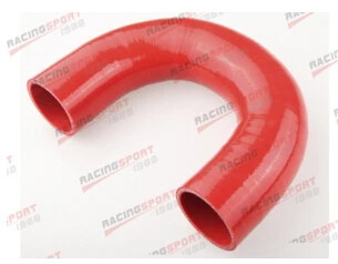 

4" (102mm) 3 Ply 180 Degree Turbo Silicone Coupler Hose Pipe Red/Black/Blue