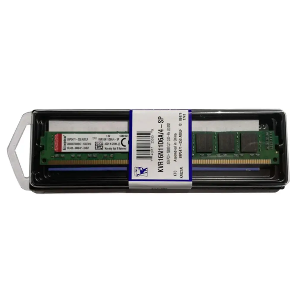 Оригинальная память Kingston Memoria RAM 4 Гб 2 1600 МГц DDR3 (PC3-12800) 240 Pin Intel DIMM материнская плата
