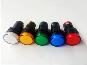 AD16-22DS светодиодный индикатор питания 22 мм ACDC24V сигнасветильник