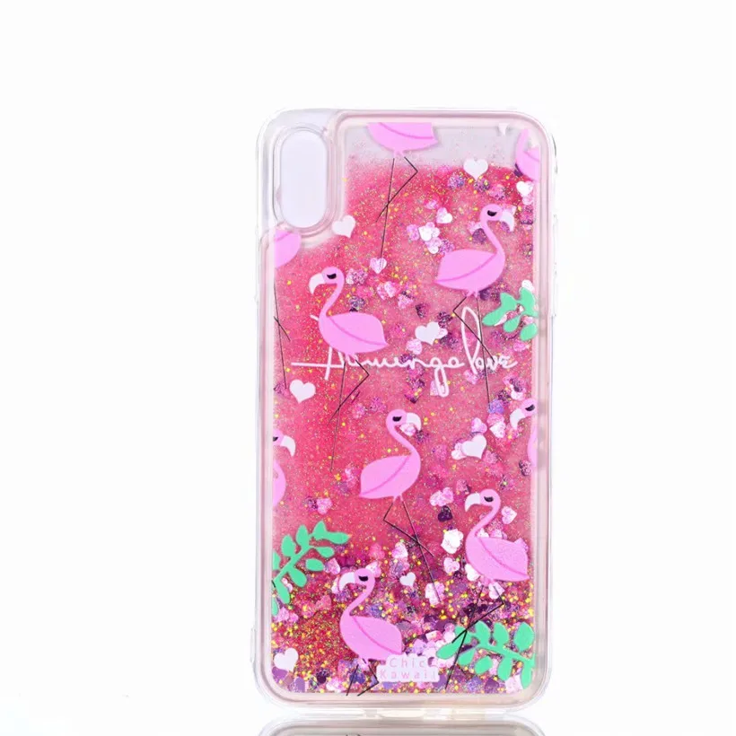 Чехол HEMASOLY для Huawei P20 Lite силиконовый чехол Pro блестящий Фламинго динамический