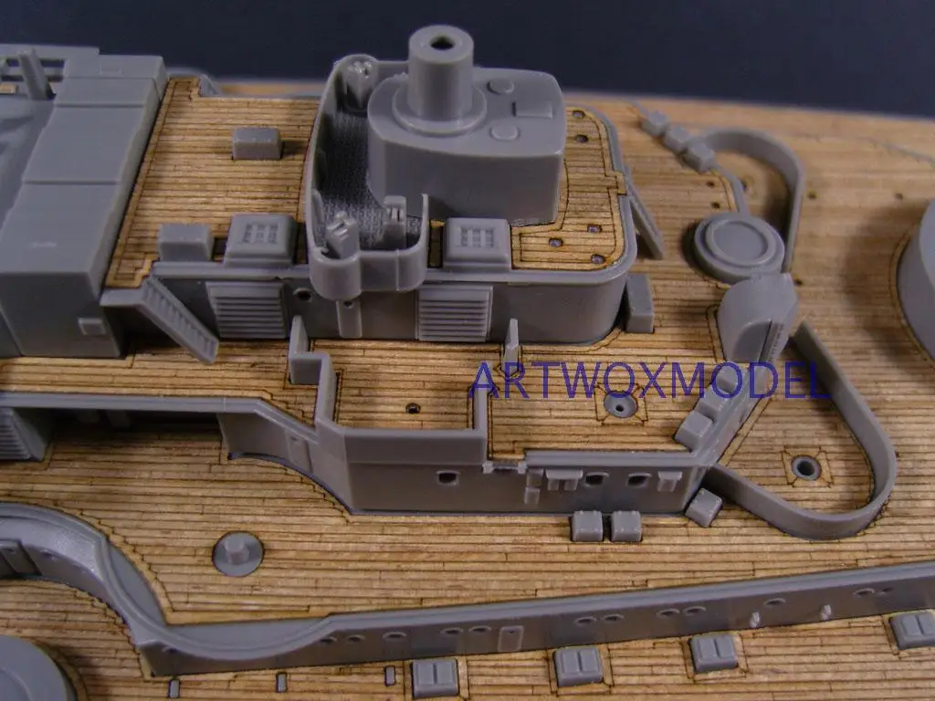 ARTWOX's 05040 немецкий линкор Бисмарк деревянная палуба AW10081
