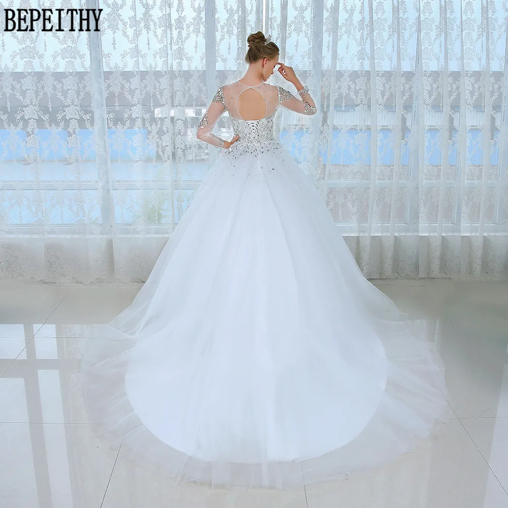 Бальное платье BEPEITHY Casamento с длинным рукавом свадебное 2019 горячая распродажа