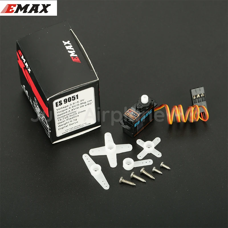 Оригинальная мини Шестерня EMAX ES9051 ES9251 II 4 шт. Аналоговый сервопривод микрорулевое