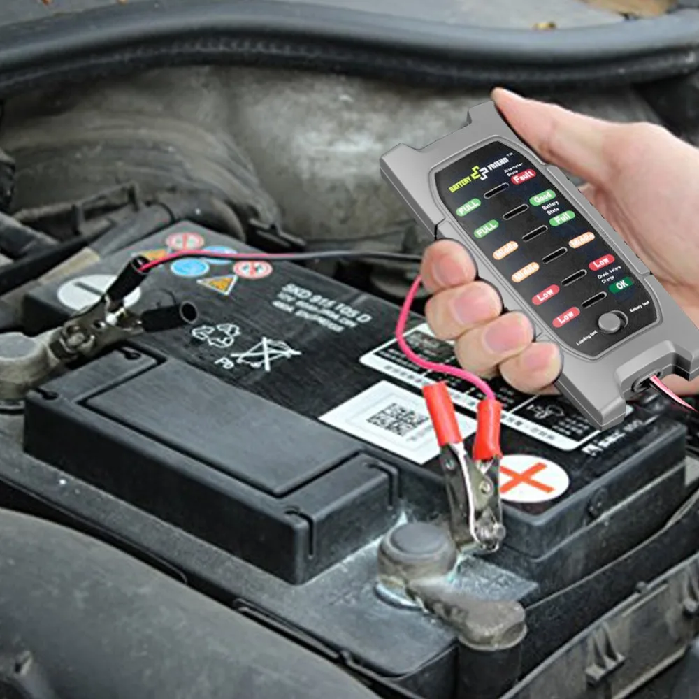 Battery Tester Car Alternator Test Equipment Detect Power DC 12V Check the Loading Capacity BI009 | Автомобили и мотоциклы