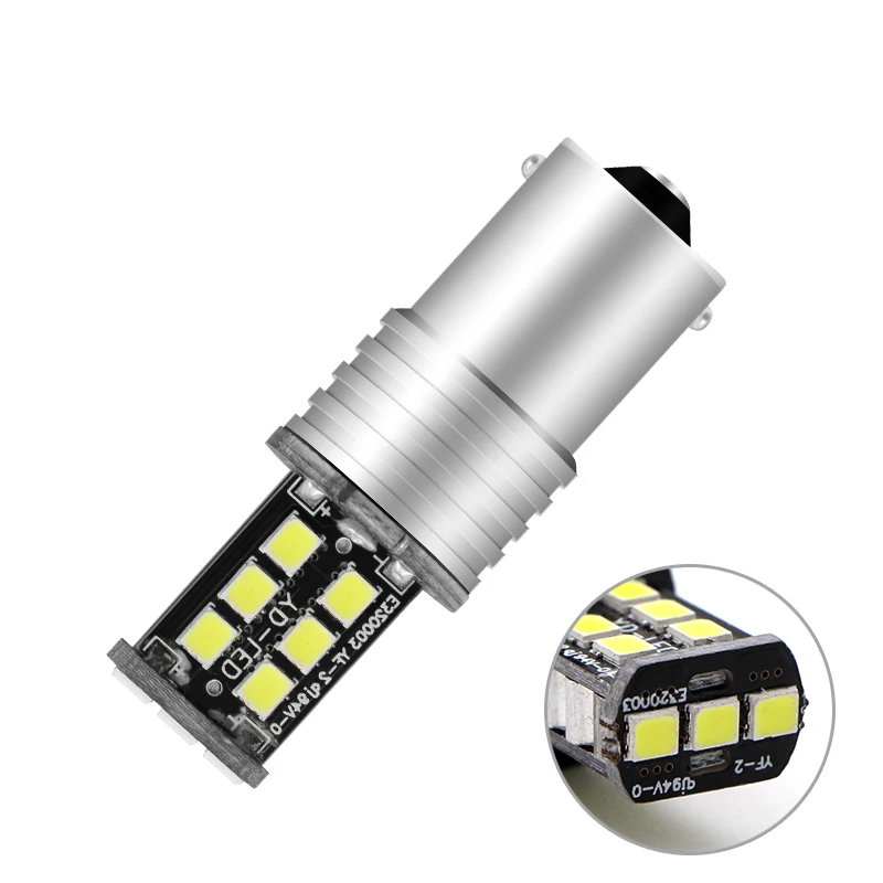 1 шт. сигнальная лампа 12 В Led P21W Ba15s 1156 PY21W Bau15s Canbus без ошибок автомобильный сигнал