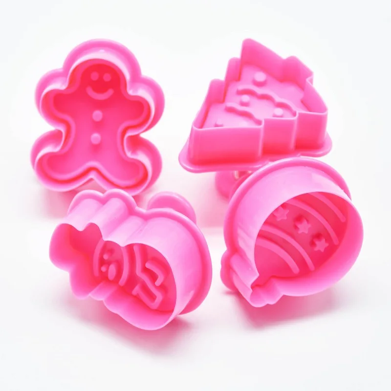 DIY выпечки Рождественский Снеговик серии стерео Весна Cookie Плесень Фондант Форма