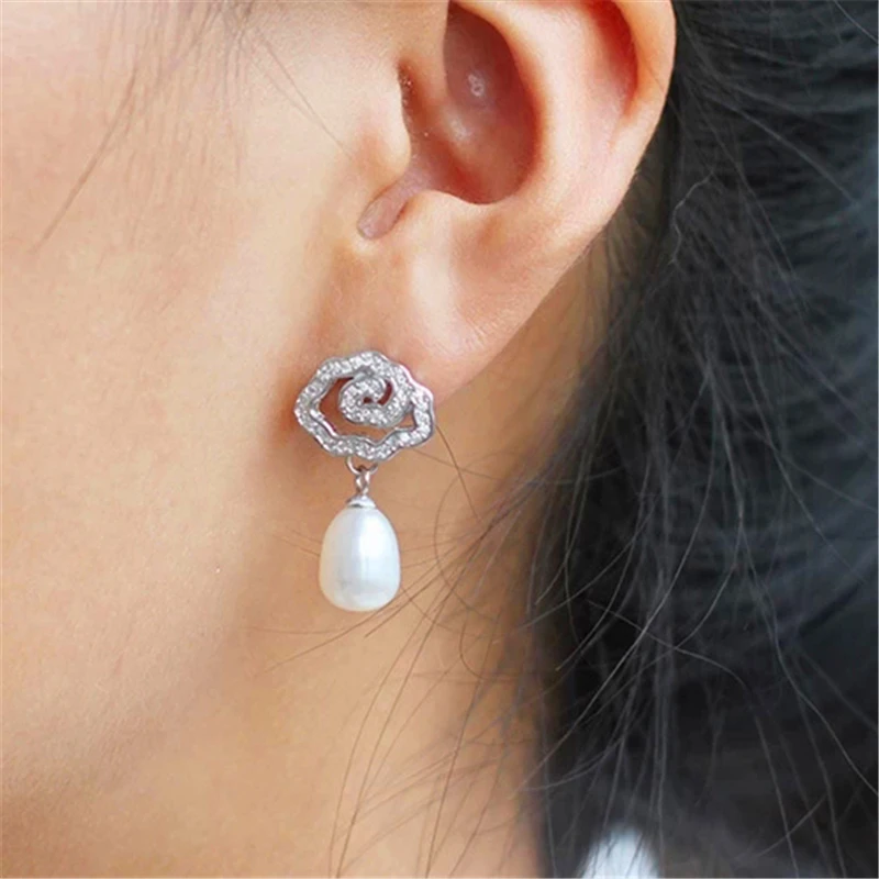 Lotus Fun реальные стерлингового серебра 925 натуральный жемчуг творческий ручной