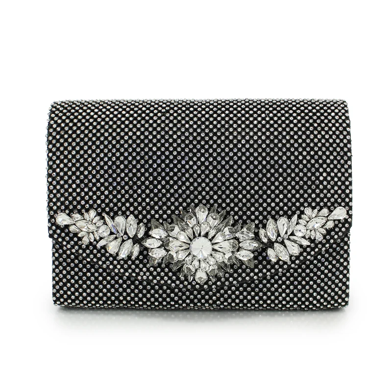 Brand Fashion Lady Party Wedding sliver Handbag Purse Girl Evening shoulder Bag Bridal Women Crystal Clutch wallet(C1068) | Багаж и сумки