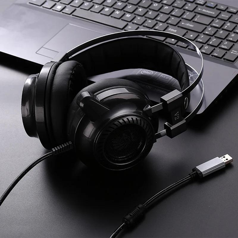 Magift игровая гарнитура 7 1 Виртуальный USB стерео наушники крышка уха проводной
