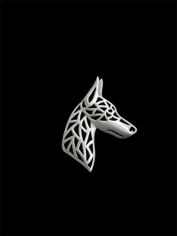 Новый стиль Мужская модная брошь Doberman модные ювелирные изделия горячая