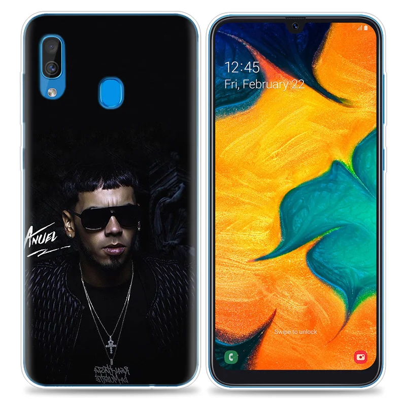 Anuel Aa Ozuna чехол для samsung Galaxy A50 A70 A80 A60 A40 A30 A20 A10 M40 M30 M20 M10 A6 A8 плюс ТПУ чехол с крышкой крышка