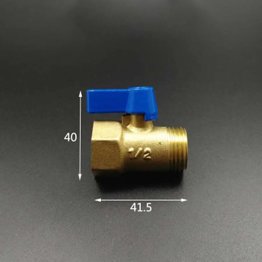 Латунный шаровой клапан с гнездовым наконечником DN15 1/2 &quotBSP температура 0 60
