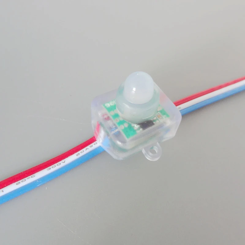 1500 шт./лот DC5V 12 мм 2811 квадратный рассеянный цифровой ws2811 адресная RGB светодиодная