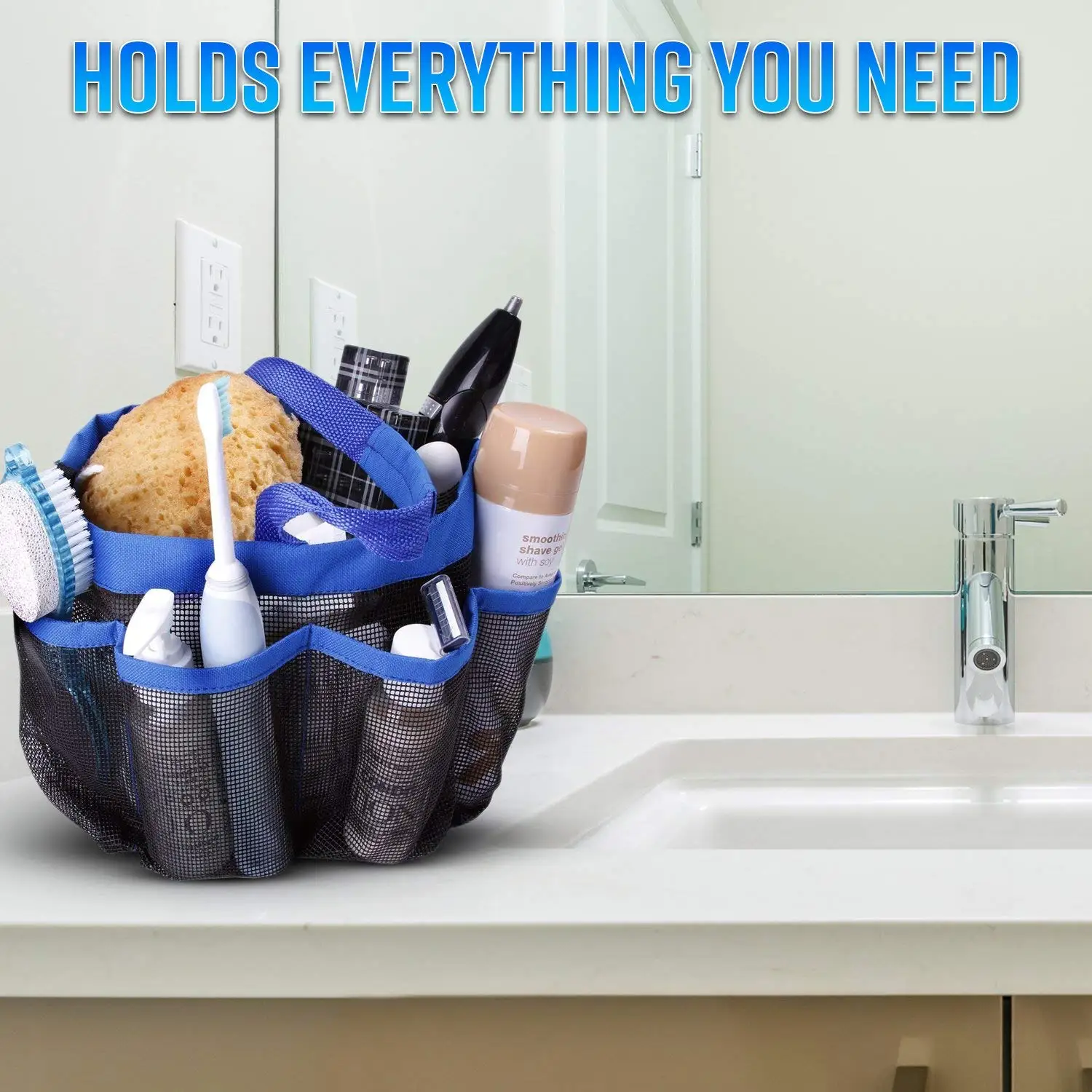 Сетчатая Сумка для душа DCOS Портативная Сумка-тоут колледжа принадлежности