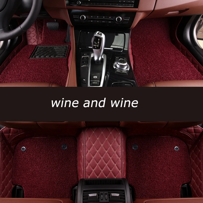 

kalaisike Custom car floor mats For DS all models DS-5 DS-6 DS-5LS car styling accessories