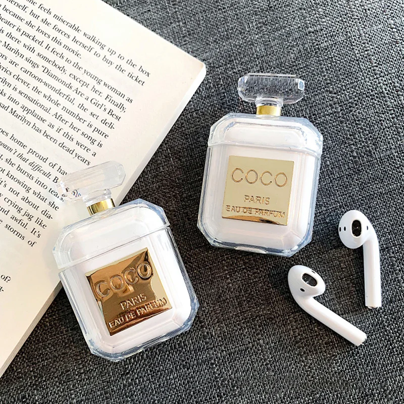 2019 силиконовый чехол для флакона духов гарнитура airpods защитный роскошный