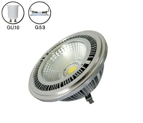 4 шт./лот 10 Вт COB led G53 AR111 лампа AC85 265V GU10 прожектор теплый белый холодный 3 года