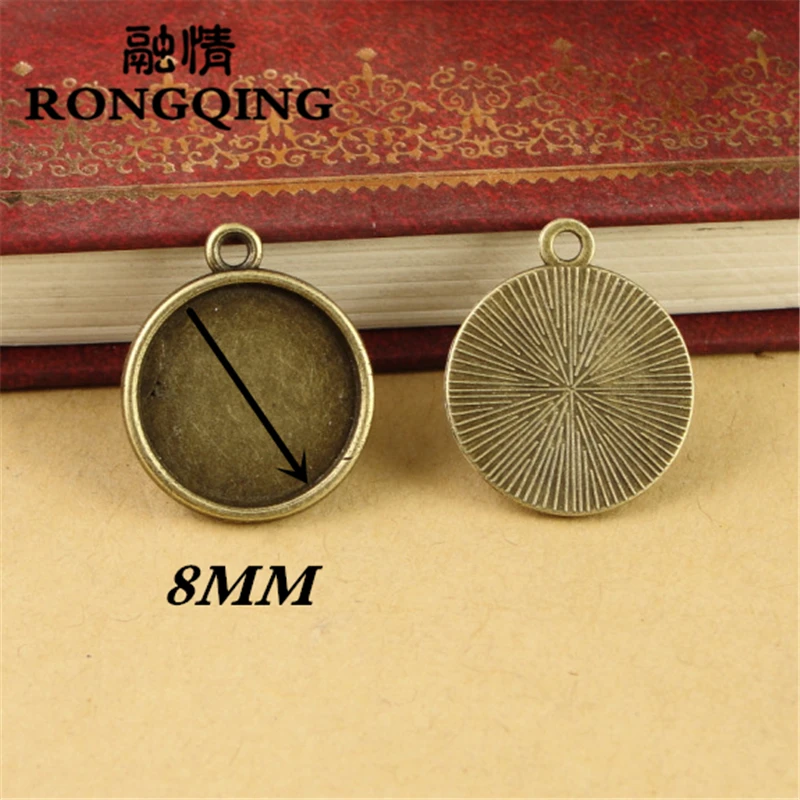 

RONGQING 200pcs/lot 0.56g time gemstone Bottom bracket accessories 8MM