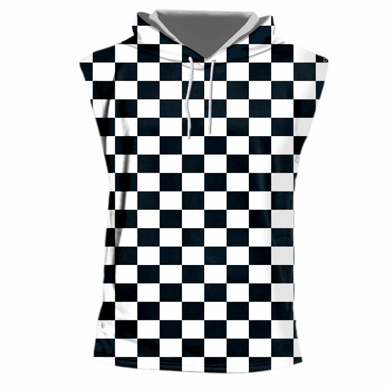 Худи мужское в стиле хип хоп без рукавов|Майки| |