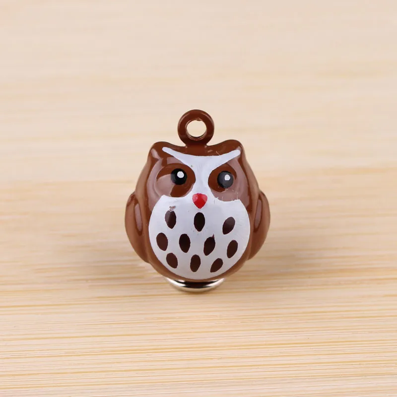 Number 5 Diy ювелирные аксессуары Мультфильм Pet колокольчик Сова смеющаяся лягушка брелок Лисичка аксессуары - Цвет: Number 5