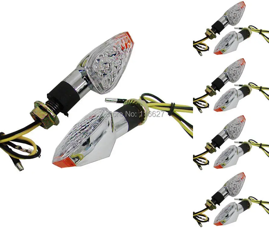 G SXR R1 R6 Ninja ZX6R CBR V Star Вулкан оптовая продажа Хромированный Светодиодный поворотный