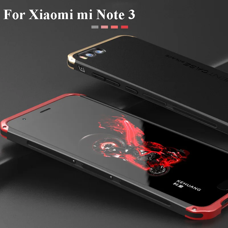 2 шт. бампер для Xiaomi Mi Note 3 note3 оригинальная Роскошная броня ультратонкая