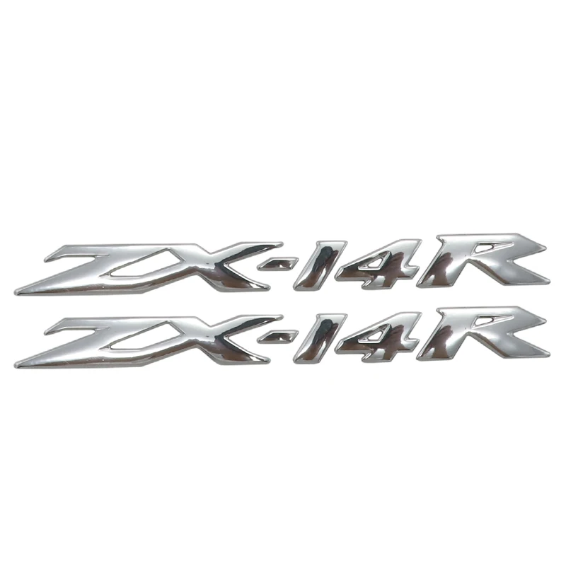 

1Pcs Chrome Motorcycle Raised Sticker 3D 16x2cm Decals Emblem for Kawasaki ZX-14R ZX14 R All Years Free Shipping