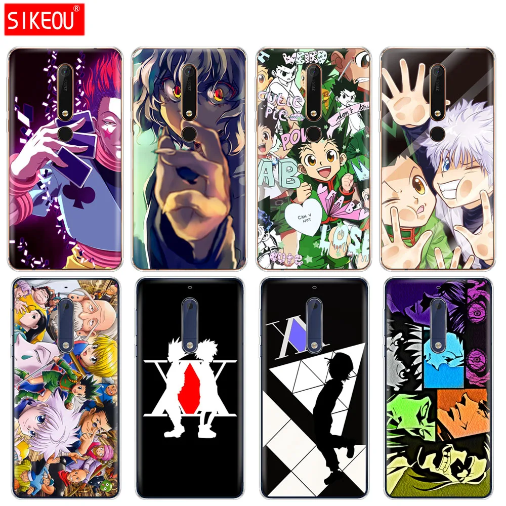 Силиконовый чехол для телефона Nokia 5 3 6 7 PLUS 8 9 /Nokia 1 2018 Hunter X Anime | Мобильные телефоны