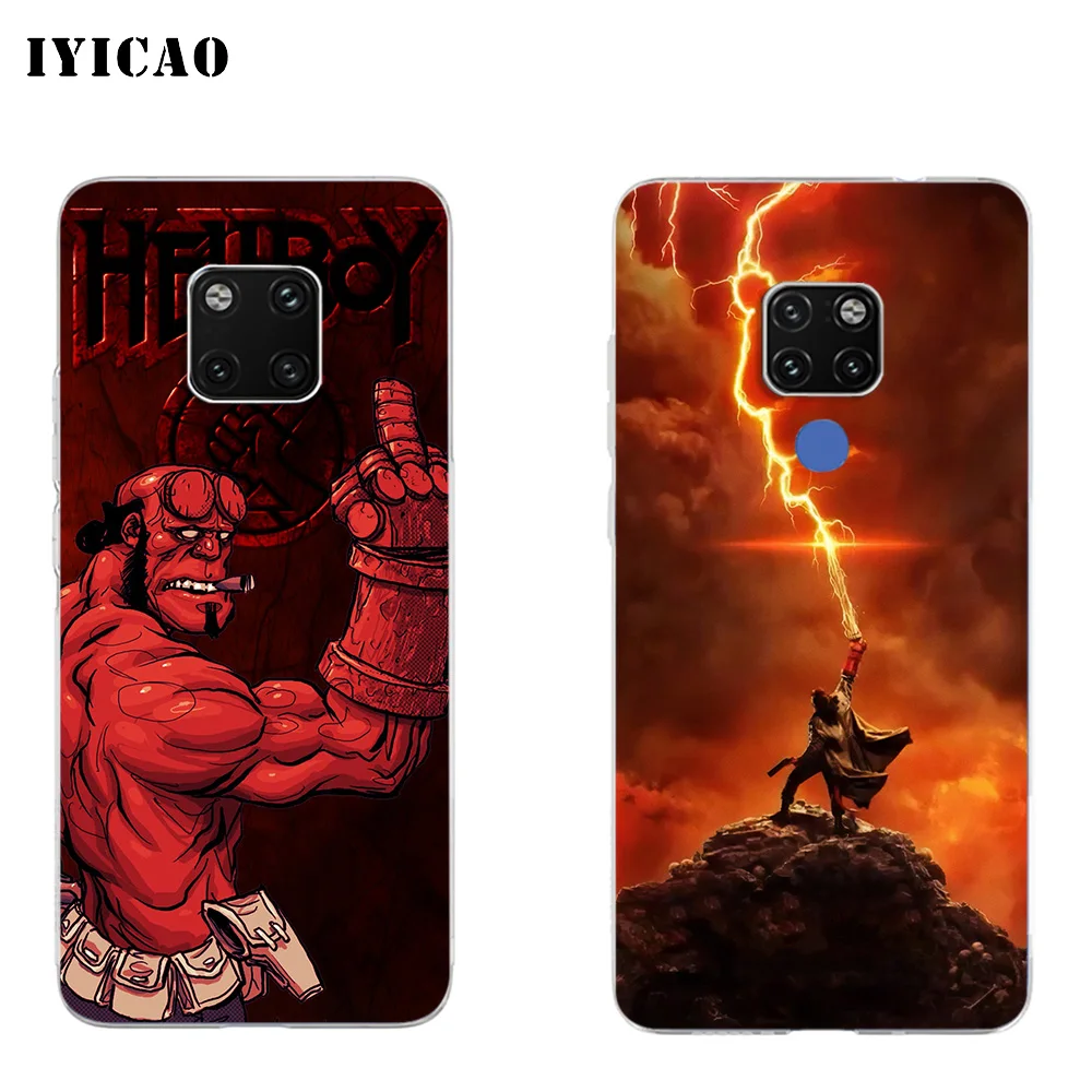 IYICAO Hellboy Фильм Мягкий силиконовый чехол для телефона Huawei Mate 10 20 Lite Pro Nova 2 2i 3 3i 4 TPU