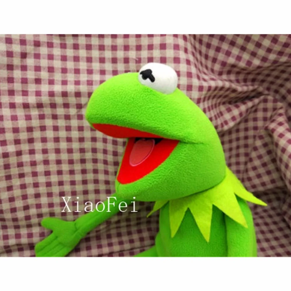 Горячая Kermit Улица Сезам Muppets лягушка игрушка плюшевая 18&quot|toy plush|muppets kermitsesame street |