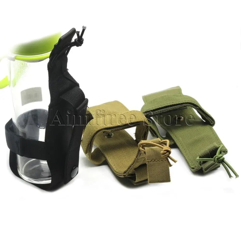 Прочный нейлоновый чехол для охоты Molle сумка бутылки воды держатель столовой