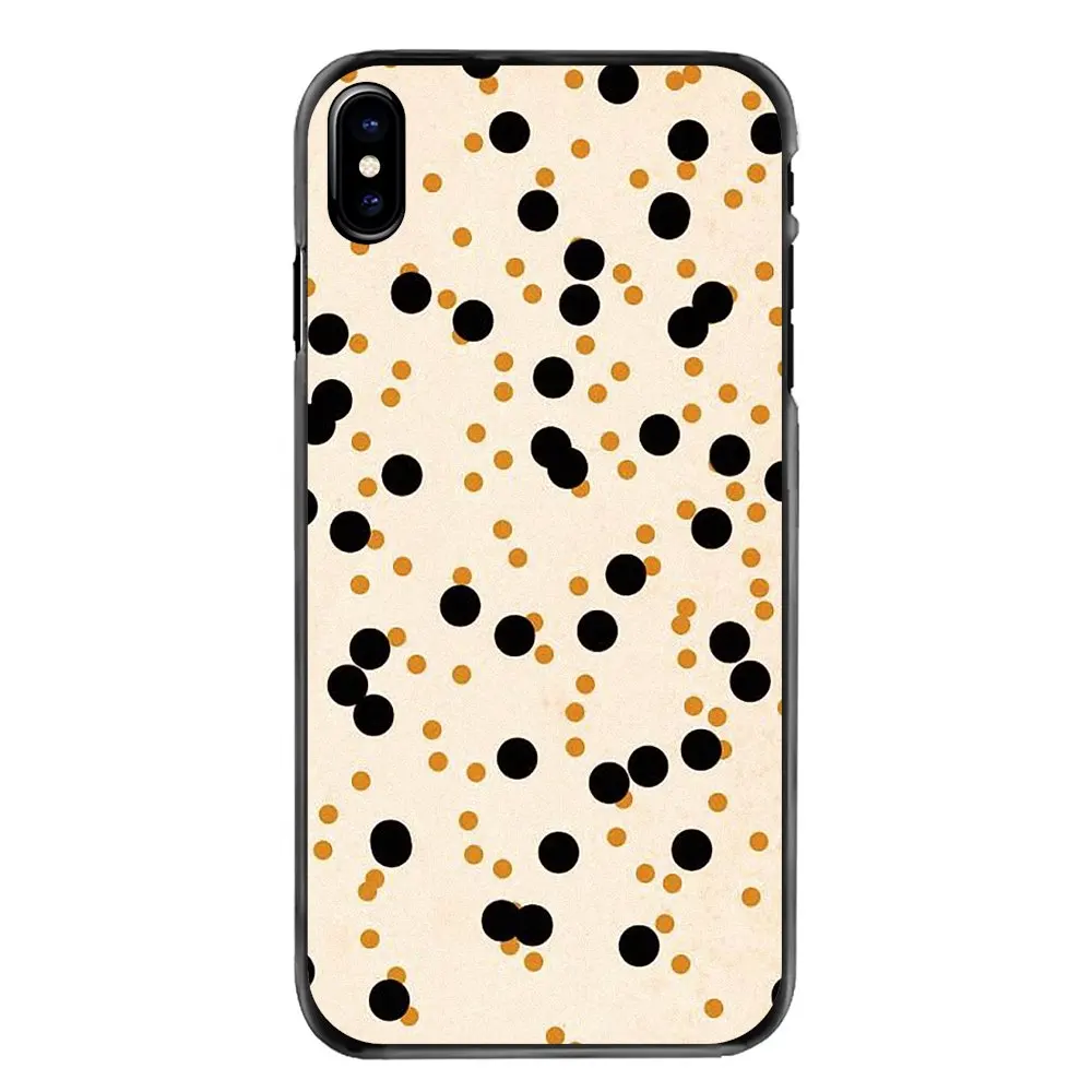 Красный розовый желтый золотой Confetti Dots искусства шаблон телефона Чехлы для iPhone 4