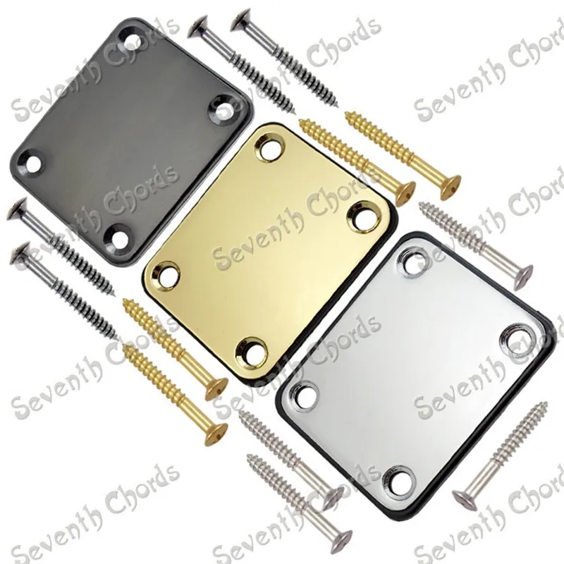 Электрический бас гитара шейные пластины хром черный золотой на выбор