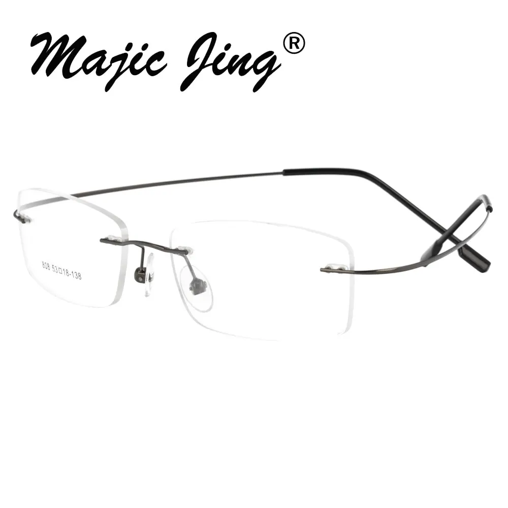 Оправа для очков Magic Jing титановая без оправы 50 шт./лот 1001|optical frame|eyewear opticaleyewear optical
