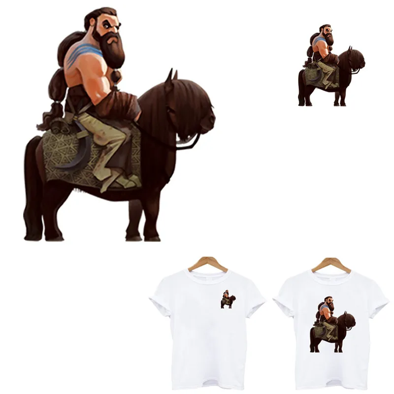 Игра престолов Khal Drogo патч полоски на одежде наклейки гладить на патчи применение одного глажка печать для одежды