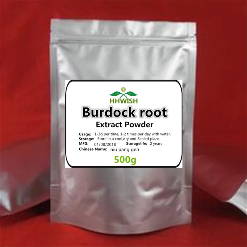 500g 50 г-1000 г Высокое качество Корень Лопуха экстракт, редикс барданае, niu pang gen - Цвет: 500g