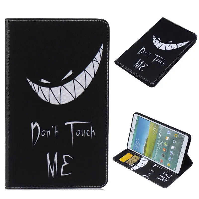 06 Роскошные картины кожаный чехол для samsung GALAXY Tab S 8,4 SM T700 T705 T705C подставка чехол с отделения для карточек - Цвет: 06