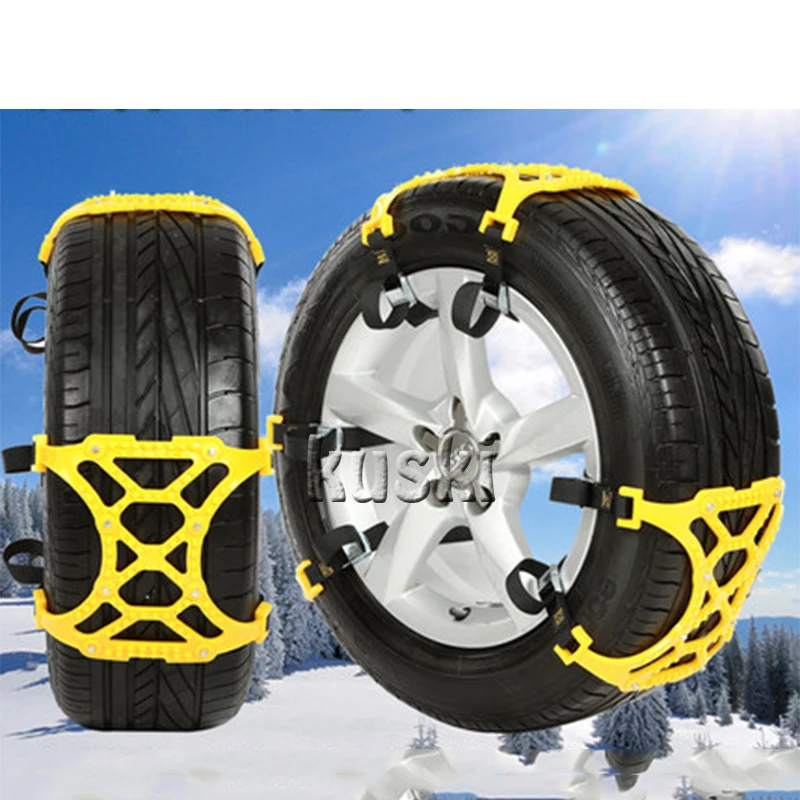 Противоскользящие цепи 6X для автомобильных снежных шин Renault Duster Laguna Megane 2 3 Logan Captur