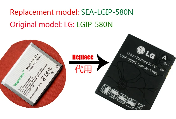 Retail LGIP-580N LGIP 580N LGIP580N battery for LG lx610 un610 ux700 gt950 GM750 GM710 GT500 GT505 GC900 | Мобильные телефоны и