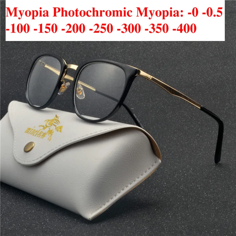 Винтажные очки для коррекции близорукости фотохромные женщин компьютерные