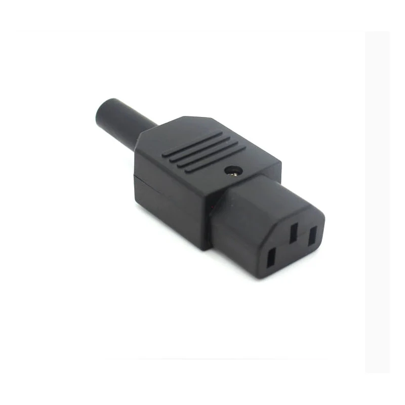Черная штепсельная вилка IEC C13 10 А 250 В 3 pin 5 шт.|Электрические вилки| |