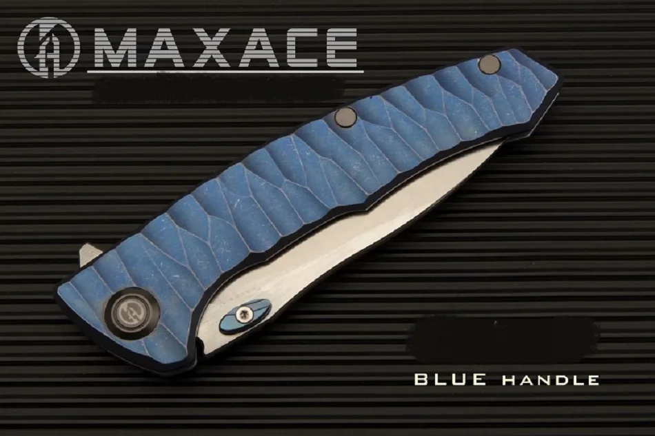 Второе производство синий Maxace Corvus I M390 атласный подшипник компактный походный