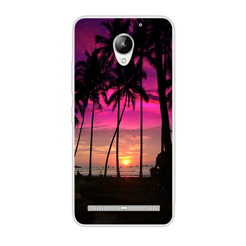 Чехол для lenovo Vibe C2 K10A40 дизайн Улыбка TPU чехол 5,0 дюймов для lenovo C2 чехол для телефона силиконовый телефон Bacl защитный Fundas - Цвет: 17