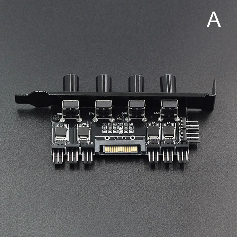 Fan Hub Speed Controller Regulator 8 Way 4 Knot Speeder for Computer Case @JH | Fans &amp Cooling