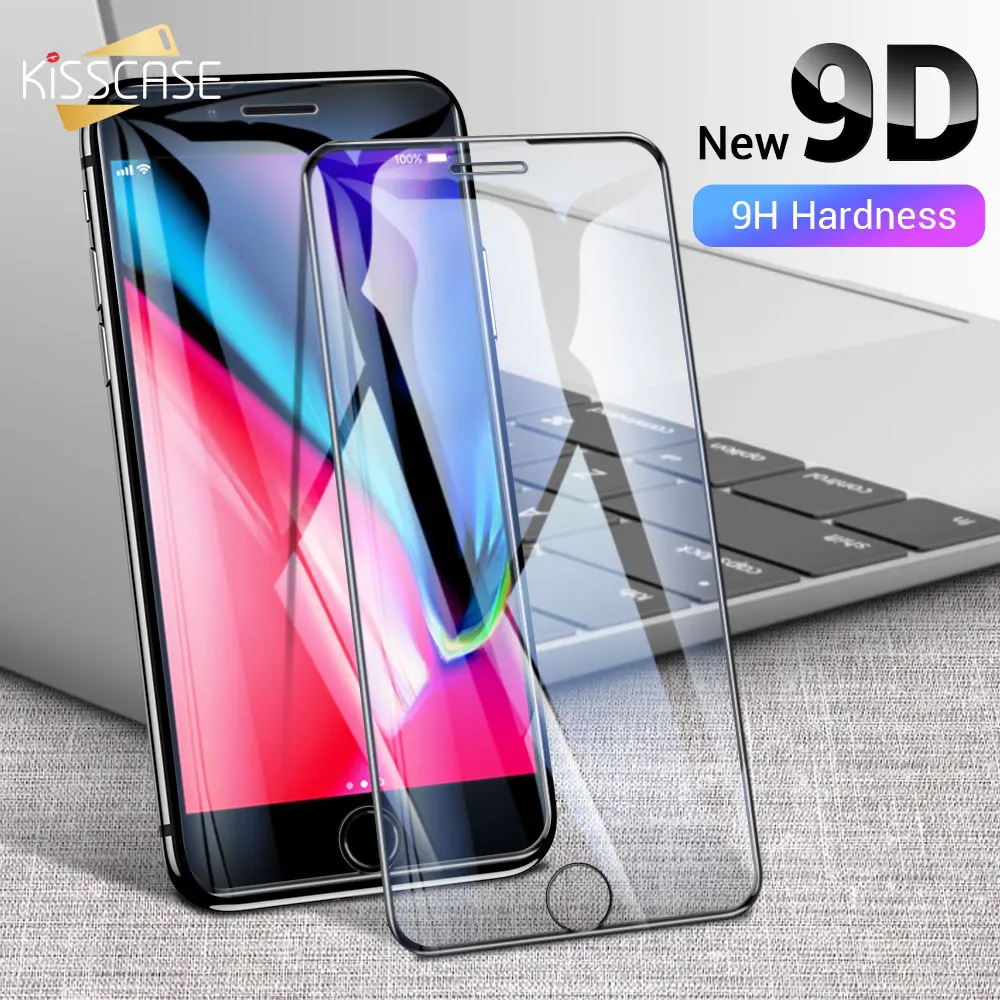 Закаленное защитное стекло 9D для iPhone 7 8 Plus Plus|Защитные стёкла и плёнки телефонов| |